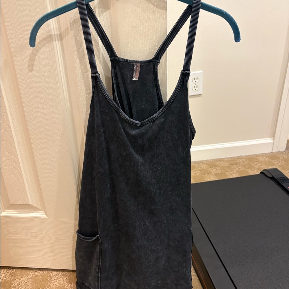 Free People Charcoal Tank Top